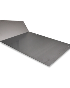 Diagonal sheet SST lh long f/manure cover rod conveyor 2x350